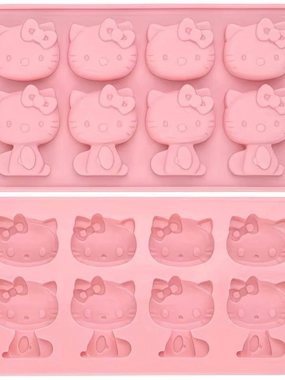 Pink Hello Kitty Silicone Mold Tray